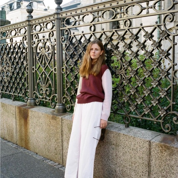 Ficus Folium Pants - Ficus Folium Multi Color 100% Cashmere Women's Sweater